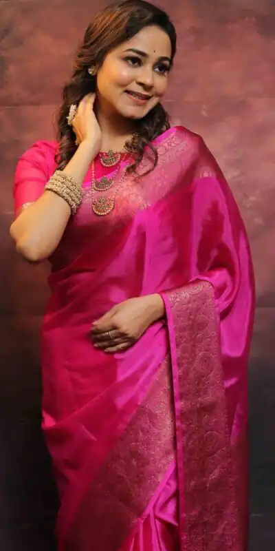 KP 6009 Pink Color Soft Lichi Silk With Lace Border & Lace Work. Now Saree at just ₹1349. Delivery 4-6 Working Days. Shop now. | Designer Sarees, Embroidered Sarees, Sarees, Bollywood Sarees, Creative Sarees, Ethnic Saree, Modern Digital sarees, Party Wear Sarees