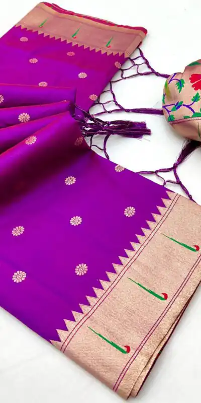 MB 150 Purple A Pethani silk Saree Perfect for Wedding, Party, Baisakhi, Reception, Traditional Day – . Affordable Price ₹2549. Delivery 4-6 Working | Designer Sarees, Embroidered Sarees, Sarees, Bollywood Sarees, Creative Sarees, Ethnic Saree, Modern Digital sarees, Party Wear Sarees
