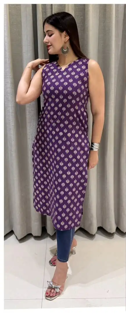 INLI Blush 7.0 Purple Color Cotton With Printed Designer Work Kurti . Get it for ₹1269. Delivery 4-6 Working Days. Shop now. | Kurti, Bollywood Kurti, Creative Kurtis, Designer Kurti, Party Wear Kurti, Selfie Kurti