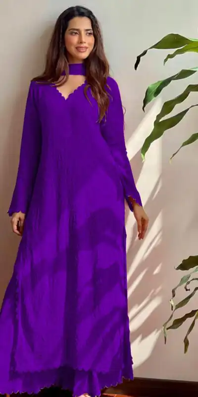 BE 170 Purple Color Georgette Thread Embroidery Salwar Suit Wedding, Party, Festive events, etc.  Expected Delivery  4-6 Working Days @1999/- | Casual Suits, Salwar suit, Creative suits, Designer Suits, Palazzo Suits, Party Wear Suits, Patiala Suits, Straight Suits