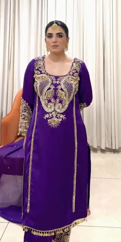 KF 1704 Purple Georgette with Embroidery Work & Lace Work Salwar Suit . Special Price ₹1999. Delivery 4-6 Working Days. Shop now. | Jump Suits, Tops & Bottoms, Track Suits, Salwar suit, Casual Suits, Creative suits, Designer Suits, Palazzo Suits, Party Wear Suits, Patiala Suits, Straight Suits, Trendy Wear
