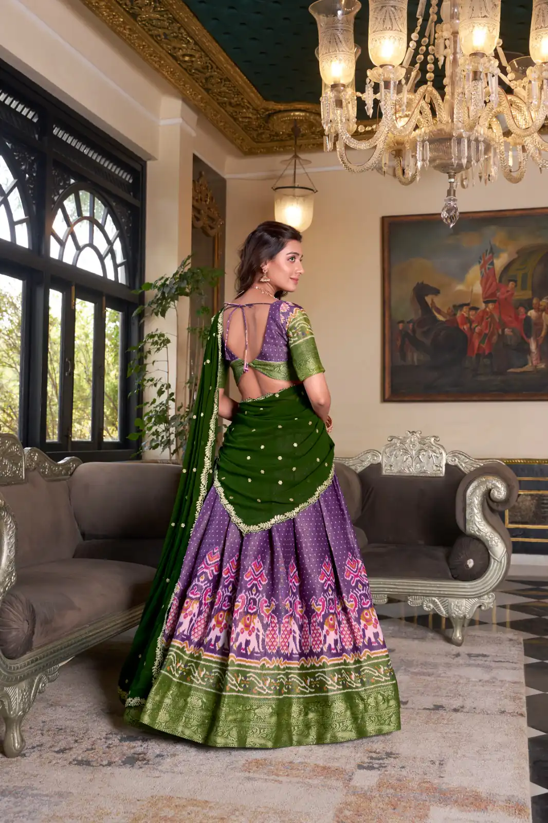 LNB 1240 Purple Kanchipuram With Embroidery Work & Zari Work Lehenga Choli ₹2499 on Available. Delivery 4-6 Working Days. Shop now. | Lehenga, Bollywood Lehenga, Creative Lehenga, Designer Lehenga, Embroidered Lehenga, Party Wear Lehenga