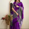KP 5088 Purple Soft Lichi Silk Cloth Saree With Lace Border & Lace Work. Best Price ₹1349. Delivery 4-6 Working Days. Shop now. | Designer Sarees, Embroidered Sarees, Sarees, Bollywood Sarees, Creative Sarees, Ethnic Saree, Modern Digital sarees, Party Wear Sarees