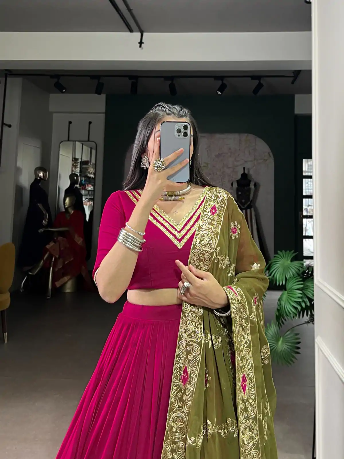 LNB 1692 Rani Pink Pure Rayon Embroidery Work & Sequins Work Lehenga Choli in . Now at just ₹3199. Delivery 4-6 Working Days. Shop now. | Lehenga, Bollywood Lehenga, Creative Lehenga, Designer Lehenga, Embroidered Lehenga, Party Wear Lehenga