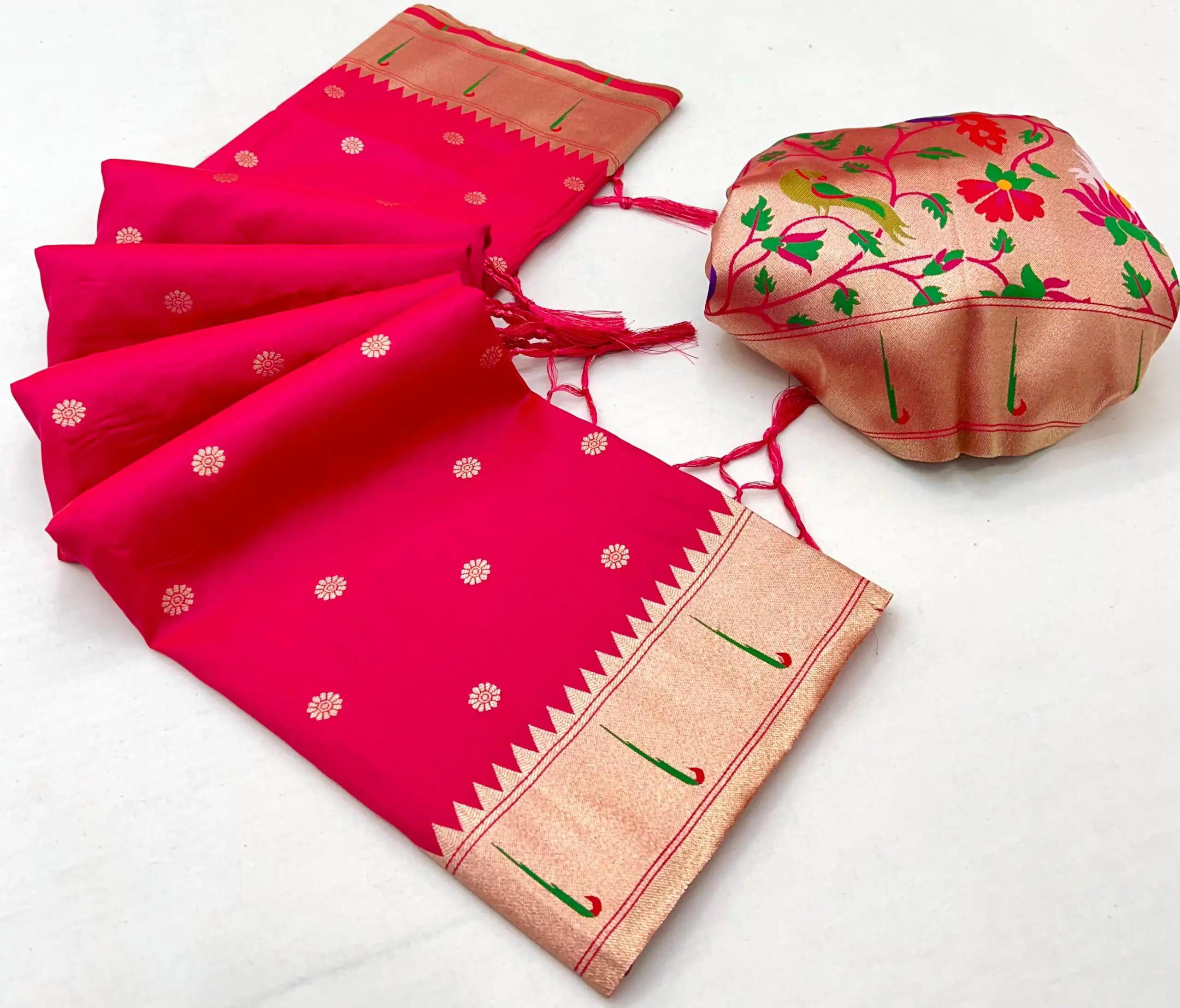 MB 150 Red A Pethani silk Saree Perfect for Wedding, Party, Baisakhi, Reception, Traditional Day – . Affordable Price ₹2549. Delivery 4-6 Working | Designer Sarees, Embroidered Sarees, Sarees, Bollywood Sarees, Creative Sarees, Ethnic Saree, Modern Digital sarees, Party Wear Sarees