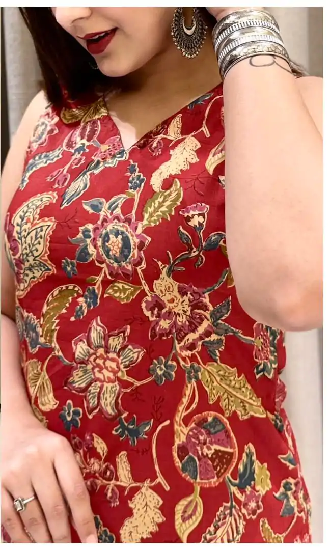 INLI Blush 7.0 Red Color Cotton With Printed Designer Work Kurti . Get it for ₹1269. Delivery 4-6 Working Days. Shop now. | Kurti, Bollywood Kurti, Creative Kurtis, Designer Kurti, Party Wear Kurti, Selfie Kurti