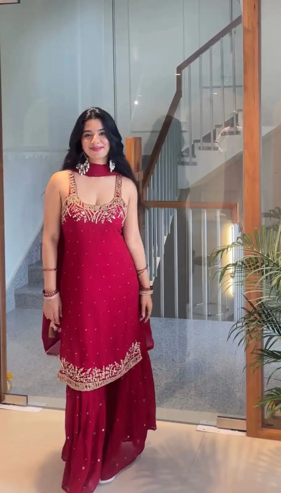 KD 1531 Red Faux Georgette Lace Work Salwar Suit in . Wedding, Party, Festive, Events, Grab it for ₹2399. Delivery 4-6 Working Days. Shop now. | Casual Suits, Jump Suits, Tops & Bottoms, Track Suits, Salwar suit, Creative suits, Designer Suits, Palazzo Suits, Party Wear Suits, Patiala Suits, Straight Suits, Trendy Wear