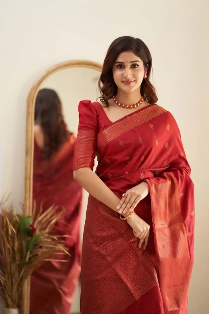 KP 5088 Red Soft Lichi Silk Cloth Saree With Lace Border & Lace Work. Best Price ₹1349. Delivery 4-6 Working Days. Shop now. | Designer Sarees, Embroidered Sarees, Sarees, Bollywood Sarees, Creative Sarees, Ethnic Saree, Modern Digital sarees, Party Wear Sarees
