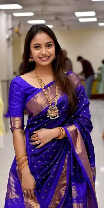 KP 3087 Royal Blue Color Soft Lichi Silk With Lace Work & Lace Border Saree Grab it for ₹1299. Delivery 4-6 Working Days. Shop now. | Designer Sarees, Embroidered Sarees, Sarees, Bollywood Sarees, Creative Sarees, Ethnic Saree, Modern Digital sarees, Party Wear Sarees