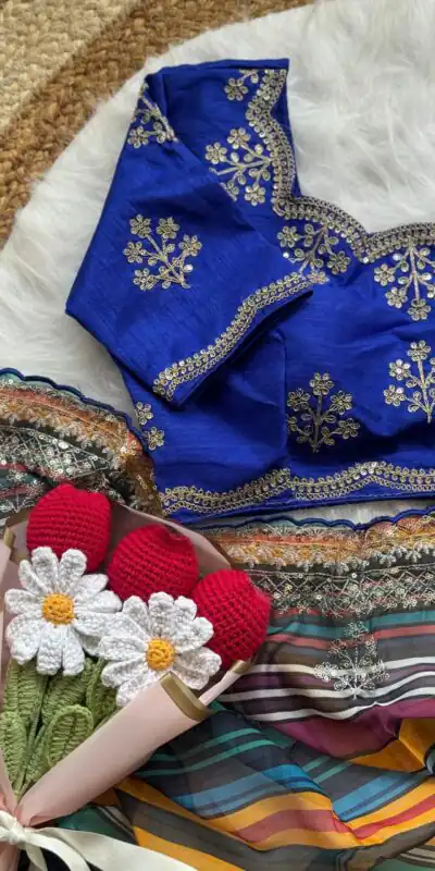 AC MIRA Royal Blue in Color Soft Organza Embroidery Work & Lace Work Saree . Get it for ₹2449. Delivery 4-6 Working Days. Shop now. | Designer Sarees, Embroidered Sarees, Sarees, Bollywood Sarees, Creative Sarees, Ethnic Saree, Modern Digital sarees, Party Wear Sarees