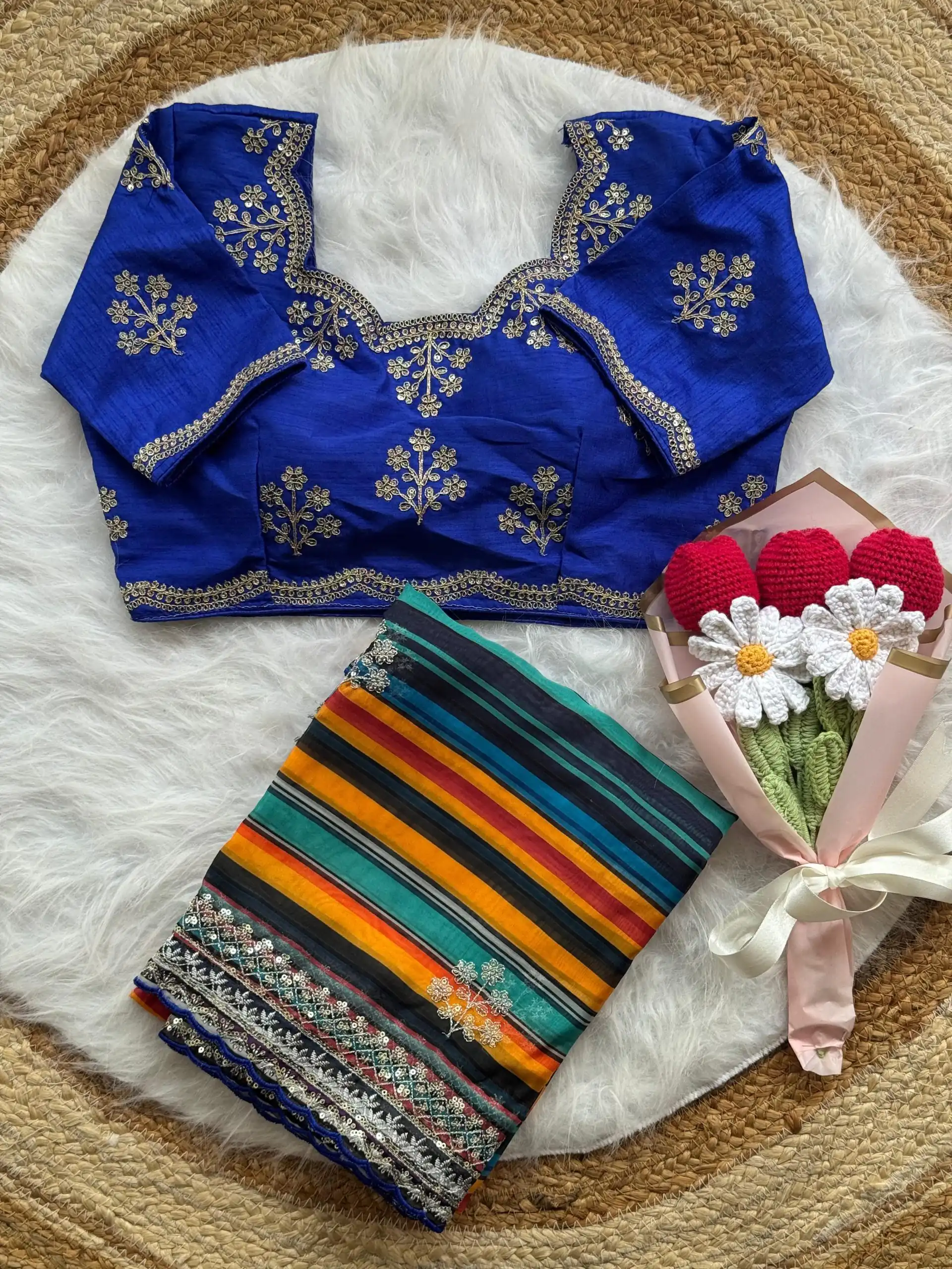 AC MIRA Royal Blue in Color Soft Organza Embroidery Work & Lace Work Saree . Get it for ₹2449. Delivery 4-6 Working Days. Shop now. | Designer Sarees, Embroidered Sarees, Sarees, Bollywood Sarees, Creative Sarees, Ethnic Saree, Modern Digital sarees, Party Wear Sarees