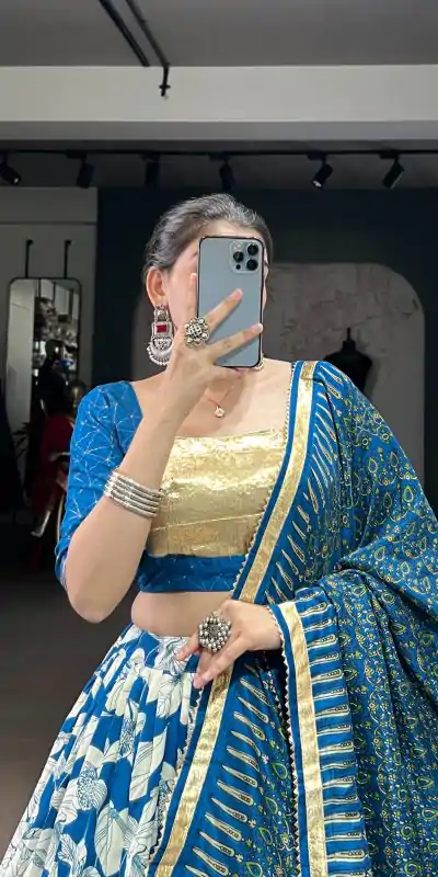 LNB 1725 Royal Blue Tasar Silk With Lace Work Lehenga Choli . Wedding, Party, Festive, Events, Affordable Price ₹2999. Delivery 4-6 Working Days. Shop now. | Lehenga, Bollywood Lehenga, Creative Lehenga, Designer Lehenga, Embroidered Lehenga, Party Wear Lehenga