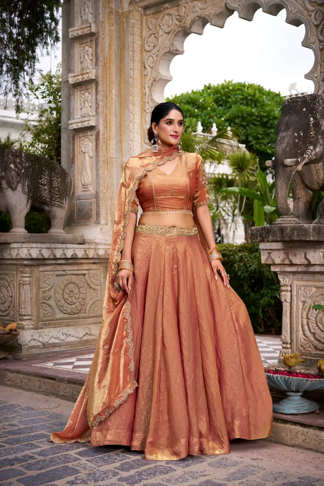 LNB 1440 Rust Fendi Sequins Work & Embroidery Work Lehenga Choli in . Introductory Price ₹2999. Delivery 4-6 Working Days. Shop now. | Lehenga, Bollywood Lehenga, Creative Lehenga, Designer Lehenga, Embroidered Lehenga, Party Wear Lehenga