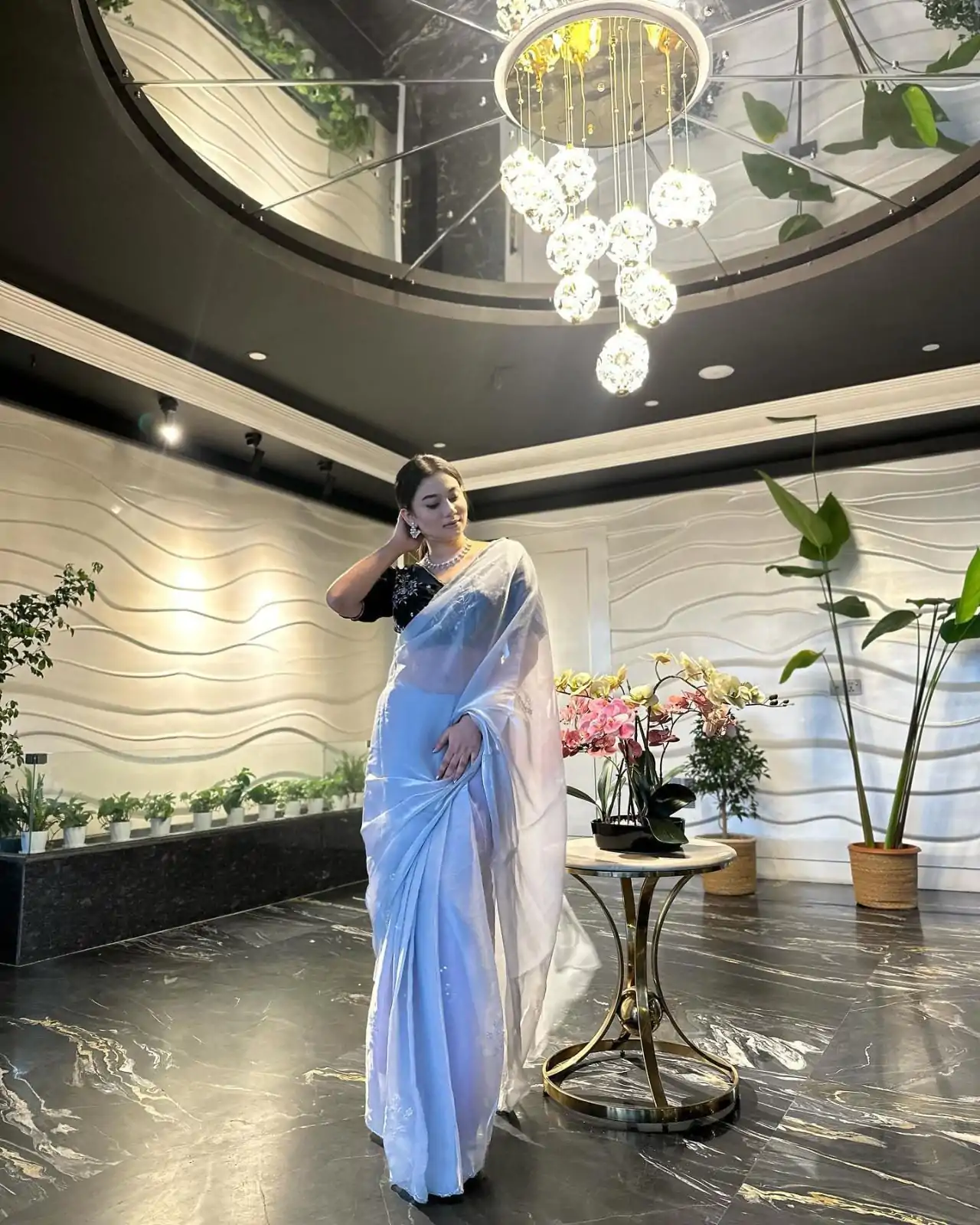 AC JIYA Silver Soft Jimmy Chuu with Lace Border & Lace Work Saree . Available at ₹3049 only. Delivery 4-6 Working Days. Shop now. | Designer Sarees, Embroidered Sarees, Sarees, Bollywood Sarees, Creative Sarees, Ethnic Saree, Modern Digital sarees, Party Wear Sarees