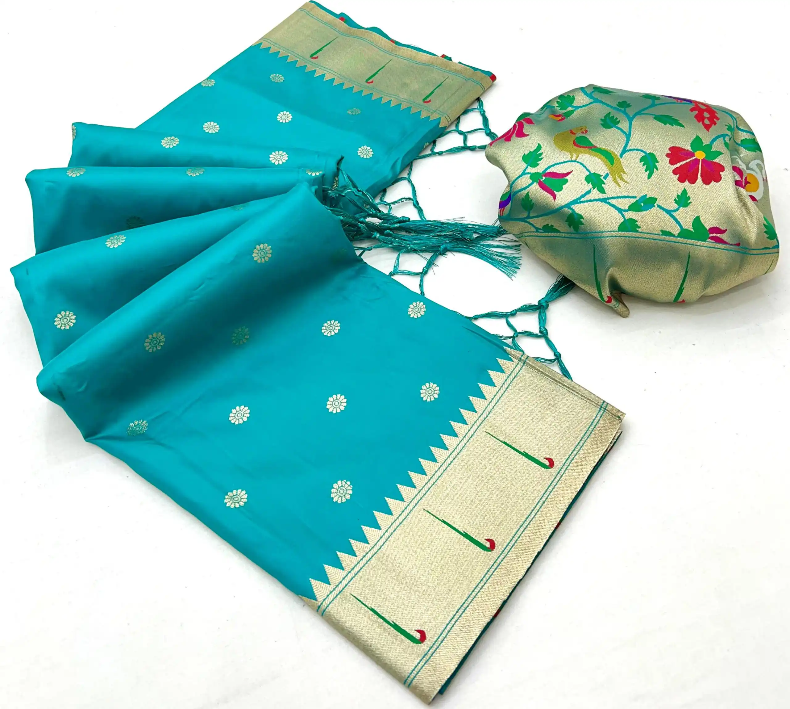 MB 150 Sky Blue A Pethani silk Saree Perfect for Wedding, Party, Baisakhi, Reception, Traditional Day – . Affordable Price ₹2549. Delivery 4-6 Working | Designer Sarees, Embroidered Sarees, Sarees, Bollywood Sarees, Creative Sarees, Ethnic Saree, Modern Digital sarees, Party Wear Sarees