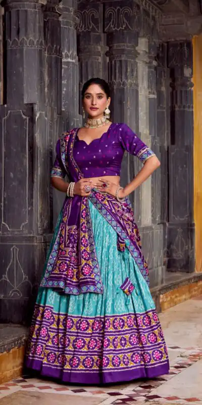 LNB 1246 Sky Blue Tasar Silk Lehenga Choli Perfect for Wedding, Party, Lohri, Haldi, Baisakhi – . Now at just ₹2649. Delivery 4-6 Working Days. Shop | Lehenga, Bollywood Lehenga, Creative Lehenga, Designer Lehenga, Embroidered Lehenga, Party Wear Lehenga