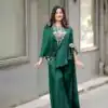 BE 349 Teal Color Air Chinon Sequence Embroidered Work Salwar Suit Casual, Wedding, Festive, Events . Expected Delivery  4-6 Working Days @1999/- only      | Casual Suits, Jump Suits, Salwar suit, Creative suits, Designer Suits, Palazzo Suits, Party Wear Suits, Patiala Suits, Straight Suits