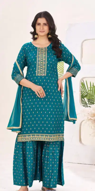 INLI Muskaan Teal in Rayon Lace Work & Embroidery Work Salwar Suit. Festive Deal ₹1949. Delivery 4-6 Working Days. Shop now. | Jump Suits, Salwar suit, Casual Suits, Creative suits, Designer Suits, Palazzo Suits, Party Wear Suits, Patiala Suits, Straight Suits