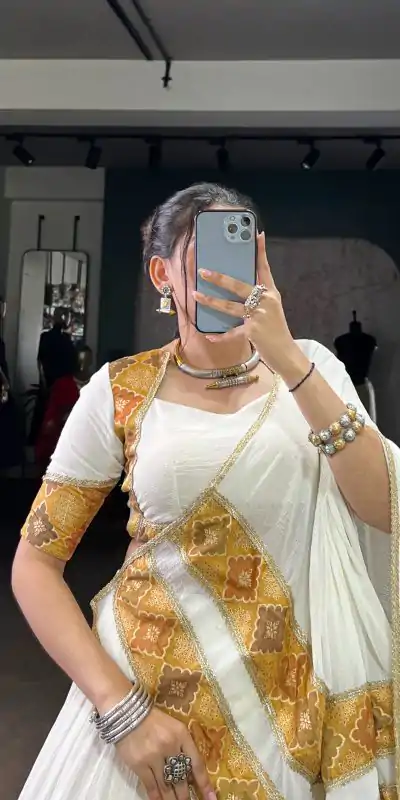 LNB 1034 White Marbel with Lace Work & Lace Border Lehenga Choli . Get it for ₹3099. Delivery 4-6 Working Days. Shop now. | Lehenga, Bollywood Lehenga, Creative Lehenga, Designer Lehenga, Embroidered Lehenga, Party Wear Lehenga