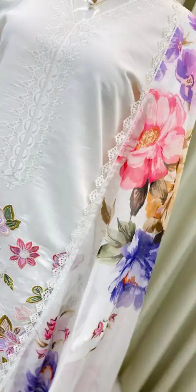 BE 373 White Roman Silk Embroidery Work & Lace Work Salwar Suit in. Available at ₹2149 only. Delivery 4-6 Working Days. Shop now. | Casual Suits, Jump Suits, Salwar suit, Creative suits, Designer Suits, Palazzo Suits, Party Wear Suits, Patiala Suits, Straight Suits