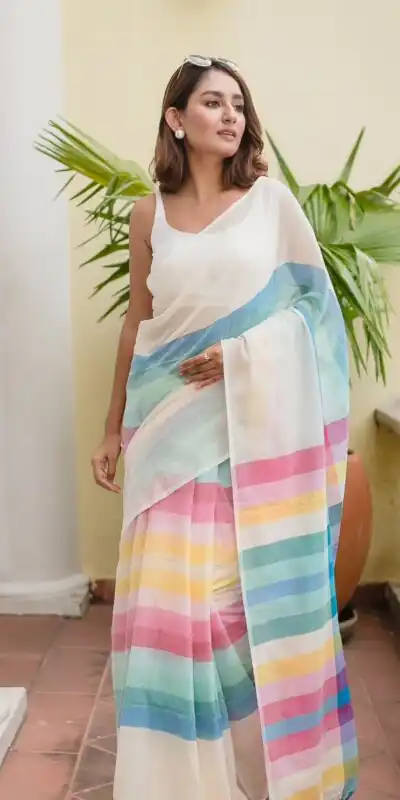 SC 239 Pink Georgette With Lace Work & Lace Border Saree . Wedding, Party, Festive, Events, Exclusive Offer ₹1599. Delivery 4-6 Working Days. Shop now. | Designer Sarees, Embroidered Sarees, Sarees, Bollywood Sarees, Creative Sarees, Ethnic Saree, Modern Digital sarees, Party Wear Sarees