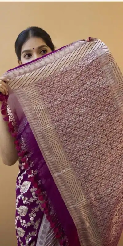 KP 1087 Wine Color Soft Lichi Silk Designer Work Saree . Wedding, Party, Festive, Events, Introductory Price ₹1399. Delivery 4-6 Working Days. Shop now. | Designer Sarees, Embroidered Sarees, Sarees, Bollywood Sarees, Creative Sarees, Ethnic Saree, Modern Digital sarees, Party Wear Sarees