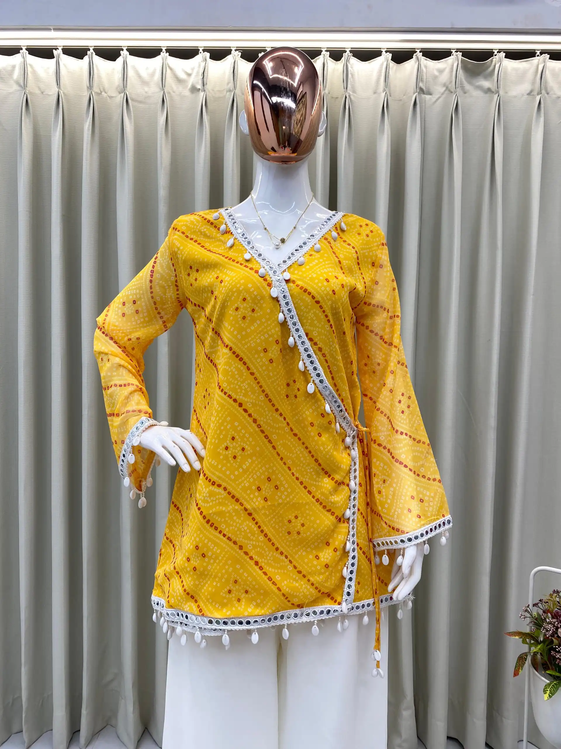BE 399 Yellow in Georgette Cowrie Work & Lace Work Salwar Suit . Special Price ₹1799. Delivery 4-6 Working Days. Shop now. | Jump Suits, Tops & Bottoms, Track Suits, Salwar suit, Casual Suits, Creative suits, Designer Suits, Palazzo Suits, Party Wear Suits, Patiala Suits, Straight Suits, Trendy Wear