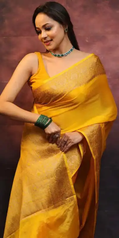 KP 6009 Yellow Soft Lichi Silk With Lace Border & Lace Work. Now Saree at just ₹1349. Delivery 4-6 Working Days. Shop now. | Designer Sarees, Embroidered Sarees, Sarees, Bollywood Sarees, Creative Sarees, Ethnic Saree, Modern Digital sarees, Party Wear Sarees