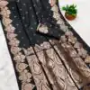 MB 142 Black Banarasi Silk with Zari Work & Lace Work Saree . Affordable Price ₹1899. Delivery 4-6 Working Days. Shop now. | Designer Sarees, Embroidered Sarees, Sarees, Bollywood Sarees, Creative Sarees, Ethnic Saree, Modern Digital sarees, Party Wear Sarees