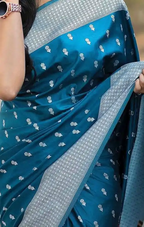 KPR 229 Blue in Soft Lichi Silk Lace Border & Lace Work Saree . Special Price ₹1399. Delivery 4-6 Working Days. Shop now. | Designer Sarees, Embroidered Sarees, Sarees, Bollywood Sarees, Creative Sarees, Ethnic Saree, Modern Digital sarees, Party Wear Sarees