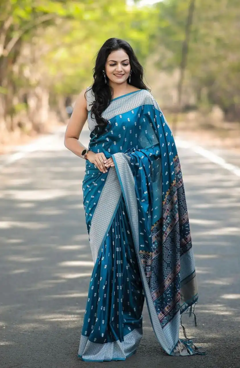 KPR 229 Blue in Soft Lichi Silk Lace Border & Lace Work Saree . Special Price ₹1399. Delivery 4-6 Working Days. Shop now. | Designer Sarees, Embroidered Sarees, Sarees, Bollywood Sarees, Creative Sarees, Ethnic Saree, Modern Digital sarees, Party Wear Sarees