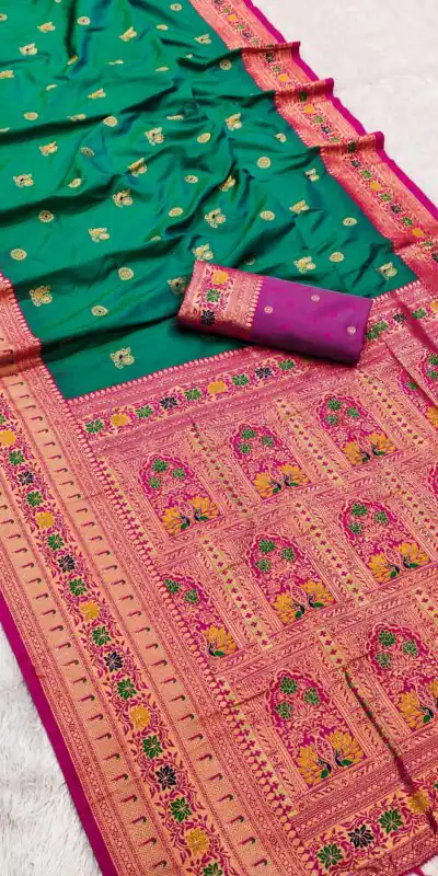 MB 18 Firozi Color Banarasi silk Saree with Zari Work & Lace Work. Affordable Price ₹2449. Delivery 4-6 Working Days. Shop now. | Designer Sarees, Embroidered Sarees, Sarees, Bollywood Sarees, Creative Sarees, Ethnic Saree, Modern Digital sarees, Party Wear Sarees