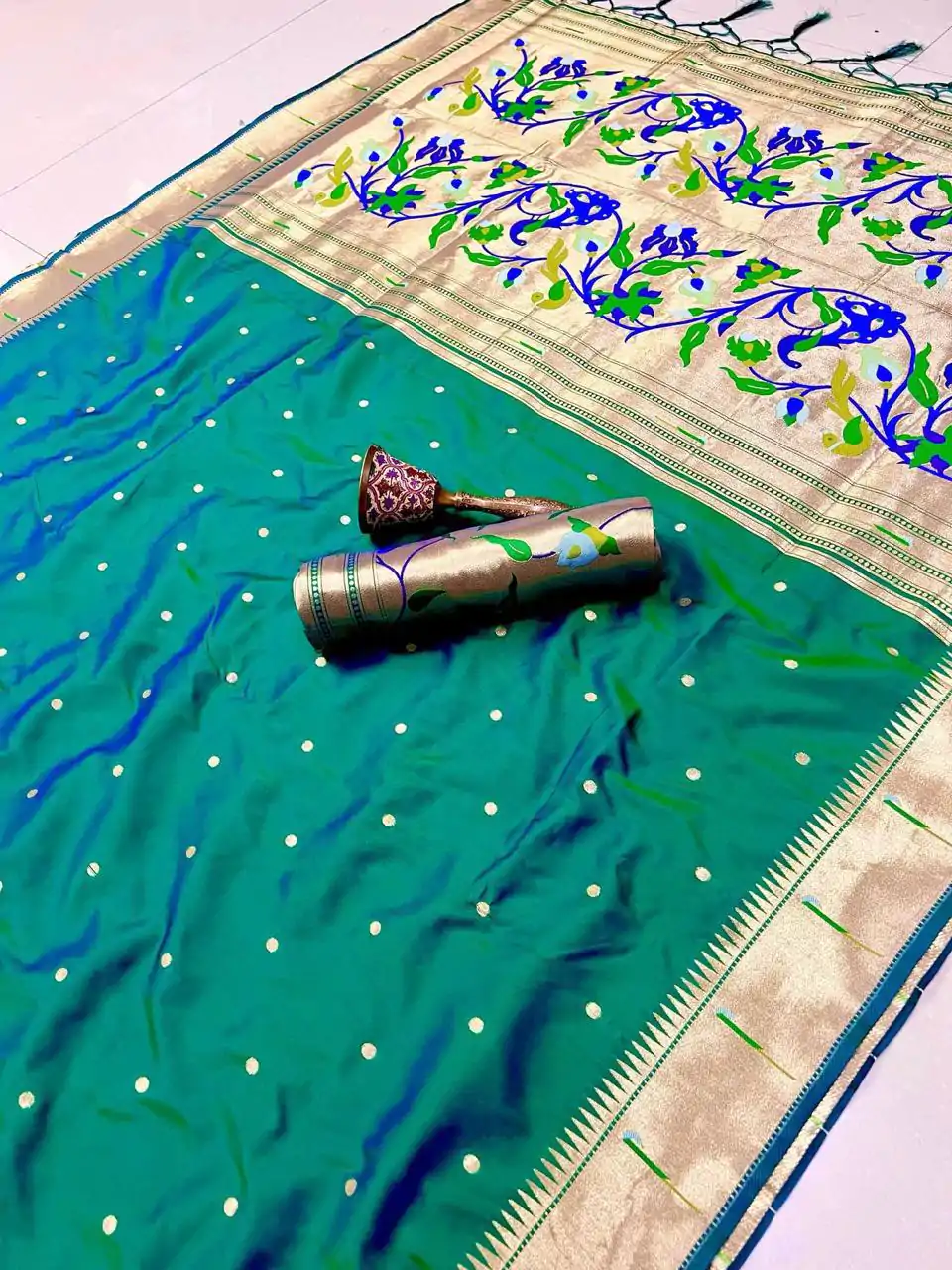 MS 530 Firozi Pure Banarasi Silk Saree. Perfect for Wedding, Party, Family Gatherings, Ethnic Day, Eid – Affordable Price ₹1649. Delivery 4-6 Working Days | Designer Sarees, Embroidered Sarees, Sarees, Bollywood Sarees, Creative Sarees, Ethnic Saree, Modern Digital sarees, Party Wear Sarees