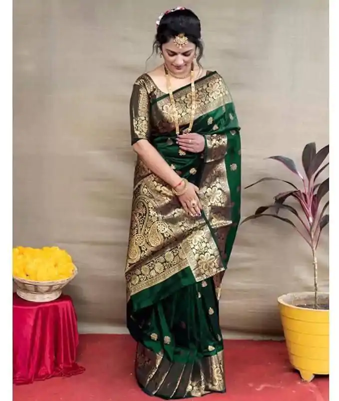 KP 6041 Green in Soft Lichi Silk Lace Work & Lace Border Saree . Introductory Price ₹1299. Delivery 4-6 Working Days. Shop now. | Designer Sarees, Embroidered Sarees, Sarees, Bollywood Sarees, Creative Sarees, Ethnic Saree, Modern Digital sarees, Party Wear Sarees