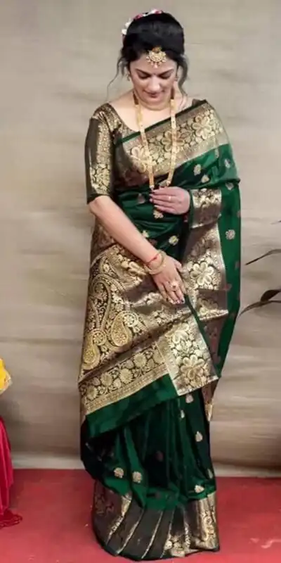 KP 6041 Green in Soft Lichi Silk Lace Work & Lace Border Saree . Introductory Price ₹1299. Delivery 4-6 Working Days. Shop now. | Designer Sarees, Embroidered Sarees, Sarees, Bollywood Sarees, Creative Sarees, Ethnic Saree, Modern Digital sarees, Party Wear Sarees