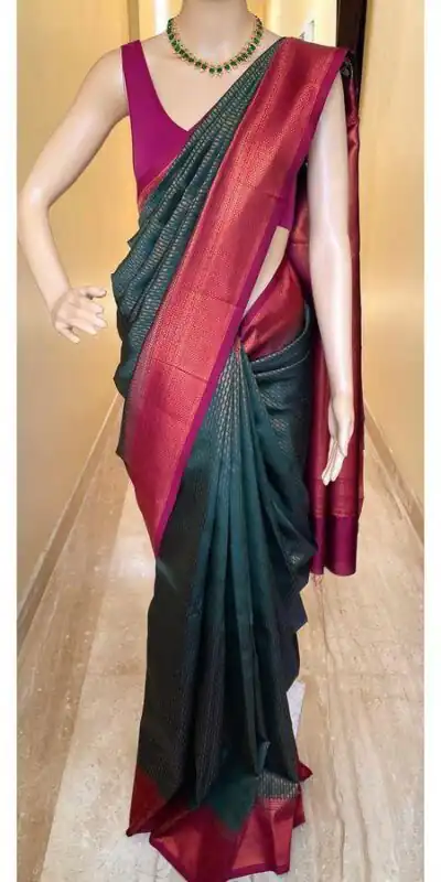 KPR 206 Green in Soft Lichi Silk Lace Jacquard Border & Lace Work Saree . Special Price ₹1399. Delivery 4-6 Working Days. Shop now. | Designer Sarees, Embroidered Sarees, Sarees, Bollywood Sarees, Creative Sarees, Ethnic Saree, Modern Digital sarees, Party Wear Sarees
