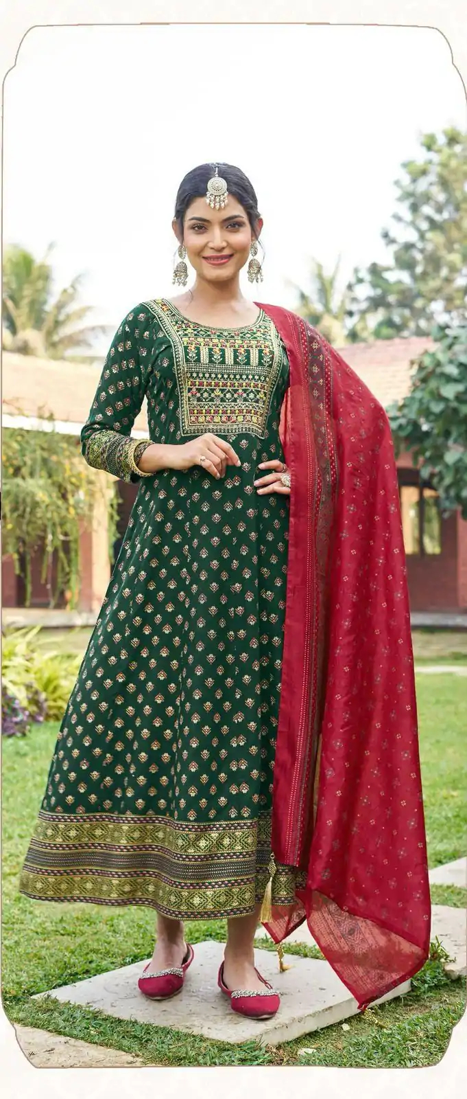 INLI Masakali 7.0 Green in Color Rayon Embroidery Work Gown . Exclusive Offer ₹1849. Delivery 4-6 Working Days. Shop now. | Gowns, Bollywood Gowns, Creative Gowns, Designer Gowns, Embroidered Gowns, Party Wear Gowns