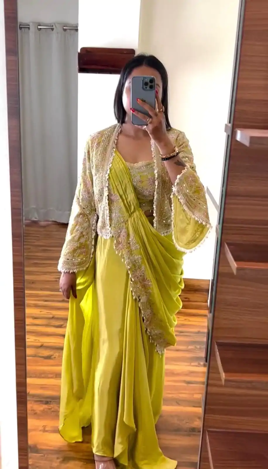 ST 1074 Lemon Color Chinon Saree with Embroidery Work & Lace Work. Best Price ₹2399. Delivery 4-6 Working Days. Shop now. | Designer Sarees, Embroidered Sarees, Sarees, Bollywood Sarees, Creative Sarees, Ethnic Saree, Modern Digital sarees, Party Wear Sarees