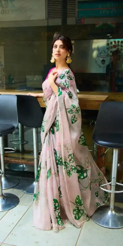 AC ZOYA Light Pink in Color Soft Organza Designer Work Saree . Wedding, Party, Festive, Events, Best Price ₹2399. Delivery 4-6 Working Days. Shop now. | Designer Sarees, Embroidered Sarees, Sarees, Bollywood Sarees, Creative Sarees, Ethnic Saree, Modern Digital sarees, Party Wear Sarees