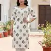 INLI White Beauty Mahandi Color Rayon Print Kurti with Designer Work. Get it for ₹1199. Delivery 4-6 Working Days. Shop now. | Kurti, Bollywood Kurti, Creative Kurtis, Designer Kurti, Party Wear Kurti, Selfie Kurti