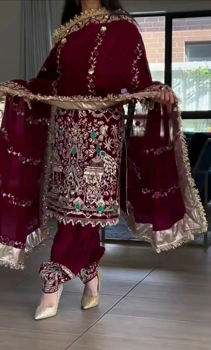 NF 1239 Maroon Natural Crep Salwar Suit Perfect for Wedding, Party, Haldi, Festival Celebrations, Housewarming – . Get it for ₹2449. Delivery 4-6 Wor | Jump Suits, Salwar suit, Casual Suits, Creative suits, Designer Suits, Palazzo Suits, Party Wear Suits, Patiala Suits, Straight Suits