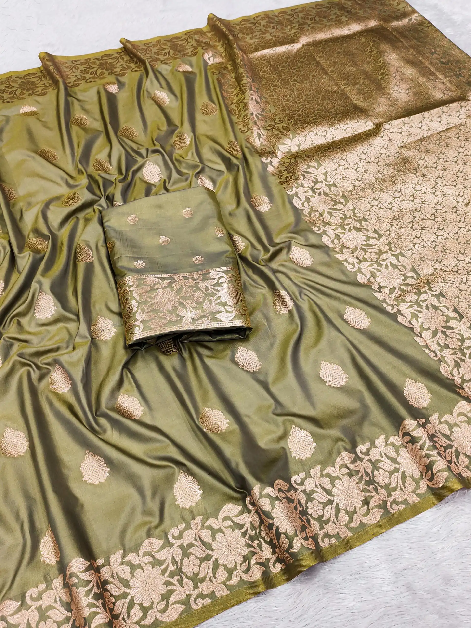 MB 1133 Mehendi in Banarasi Silk Lace Work & Zari Work Saree . Introductory Price ₹1849. Delivery 4-6 Working Days. Shop now. | Designer Sarees, Embroidered Sarees, Sarees, Bollywood Sarees, Creative Sarees, Ethnic Saree, Modern Digital sarees, Party Wear Sarees