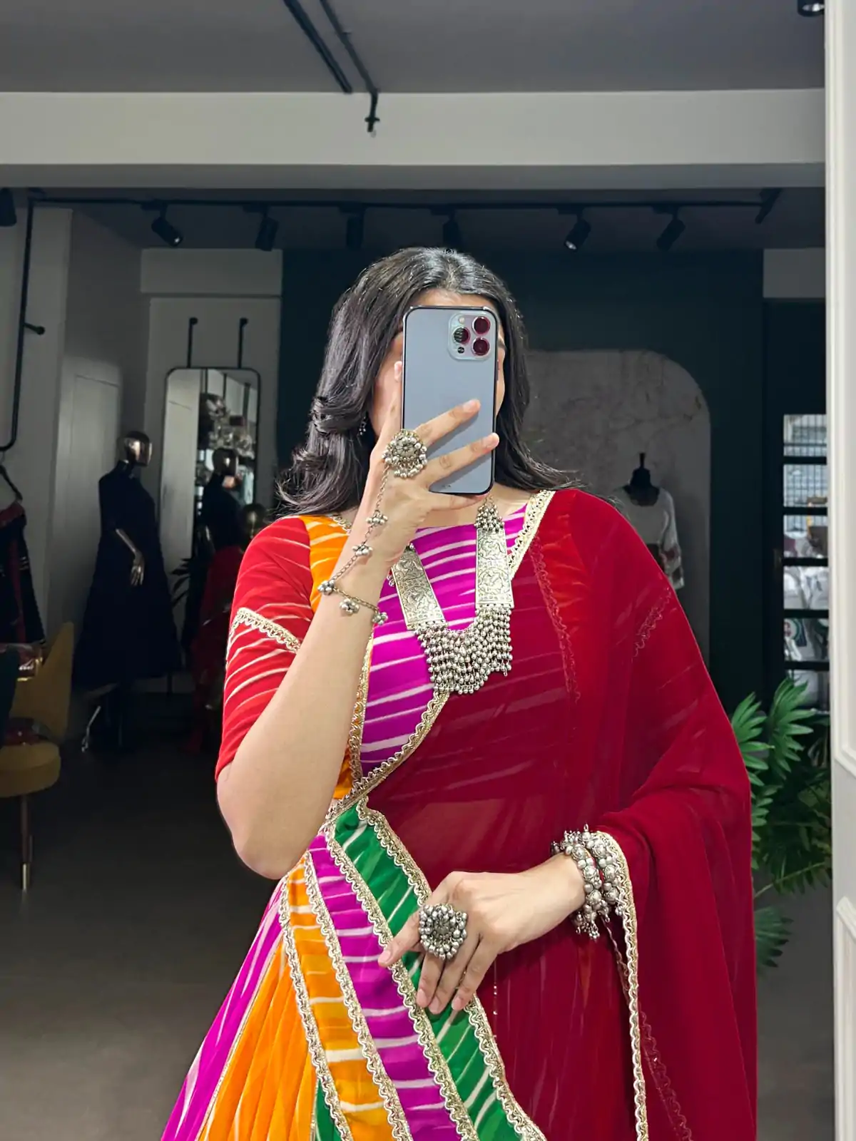 LNB 1688 Multi Color Georgette With Lace Work Lehenga Choli . Wedding, Party, Festive, Events, Best Price ₹3499. Delivery 4-6 Working Days. Shop now. | Lehenga, Bollywood Lehenga, Creative Lehenga, Designer Lehenga, Embroidered Lehenga, Party Wear Lehenga