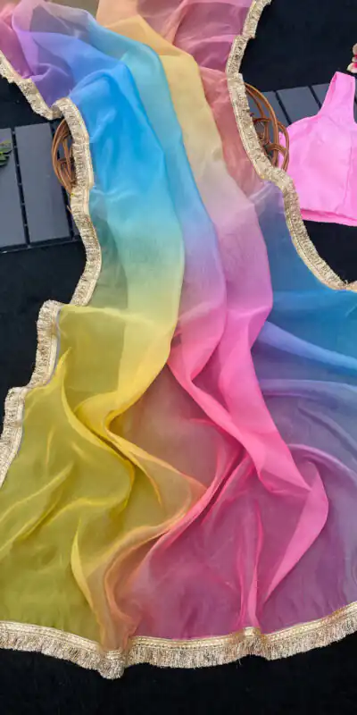 KP 3038 Yellow Soft Lichi Silk with Lace Border & Lace Work Saree . Special Price ₹1349. Delivery 4-6 Working Days. Shop now. | Designer Sarees, Embroidered Sarees, Sarees, Bollywood Sarees, Creative Sarees, Ethnic Saree, Modern Digital sarees, Party Wear Sarees