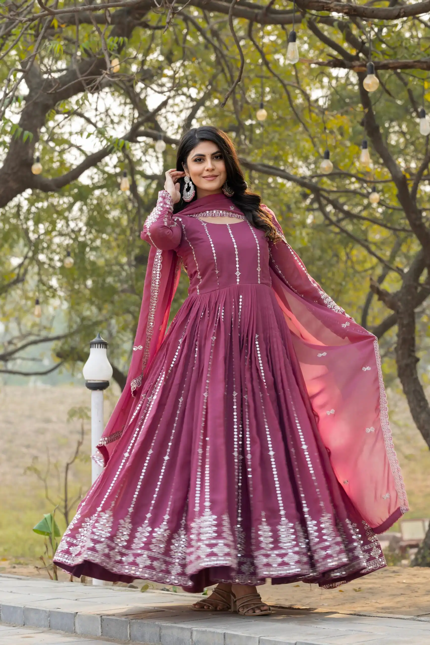 Ram 080 Onion Fox Georgette Gown with Embroidery Work. Wedding, Party, Festive, Events, Best Price ₹2049. Delivery 4-6 Working Days. Shop now. | Jump Suits, Salwar suit, Casual Suits, Creative suits, Designer Suits, Palazzo Suits, Party Wear Suits, Patiala Suits, Straight Suits