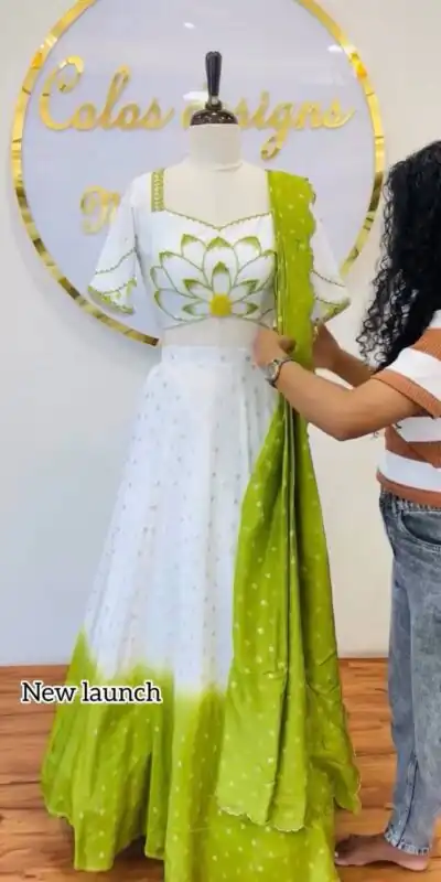 PC 500 Parrot Green in Color Chinon Digital Print Lehenga Choli . Wedding, Party, Festive, Events Festive Deal ₹2449. Delivery 4-6 Working Days. Shop now. | Lehenga, Bollywood Lehenga, Creative Lehenga, Designer Lehenga, Embroidered Lehenga, Party Wear Lehenga