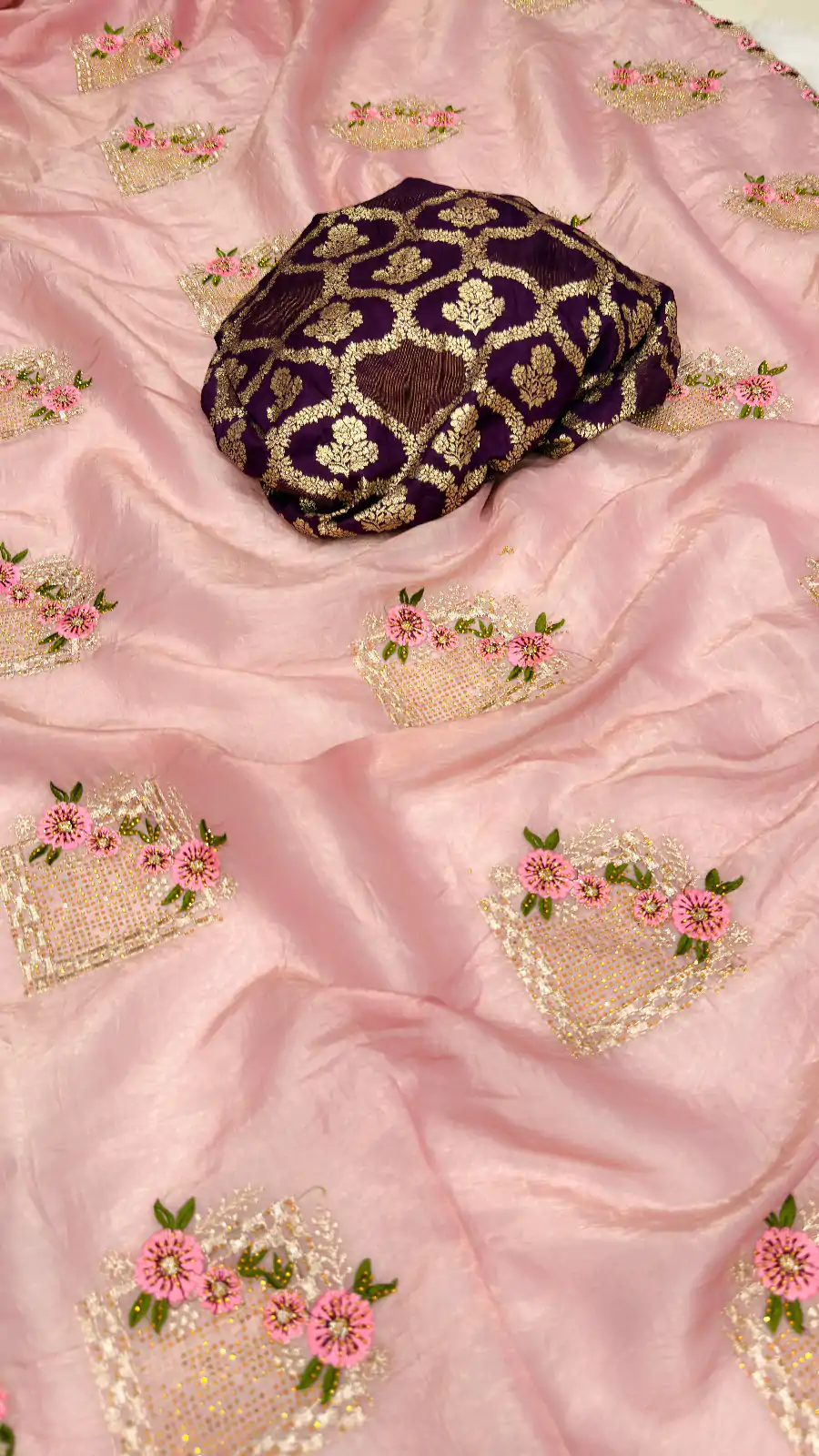 SC 239 Pink Georgette With Lace Work & Lace Border Saree . Wedding, Party, Festive, Events, Exclusive Offer ₹1599. Delivery 4-6 Working Days. Shop now. | Designer Sarees, Embroidered Sarees, Sarees, Bollywood Sarees, Creative Sarees, Ethnic Saree, Modern Digital sarees, Party Wear Sarees