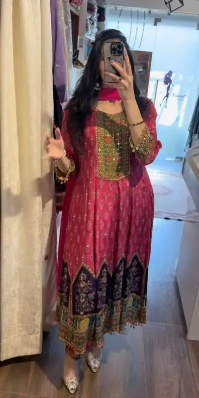BE 405 Pink in Chinon Lace Work & Mirror Work Salwar Suit . Available at ₹1999 only. Delivery 4-6 Working Days. Shop now. | Jump Suits, Salwar suit, Casual Suits, Creative suits, Designer Suits, Palazzo Suits, Party Wear Suits, Patiala Suits, Straight Suits