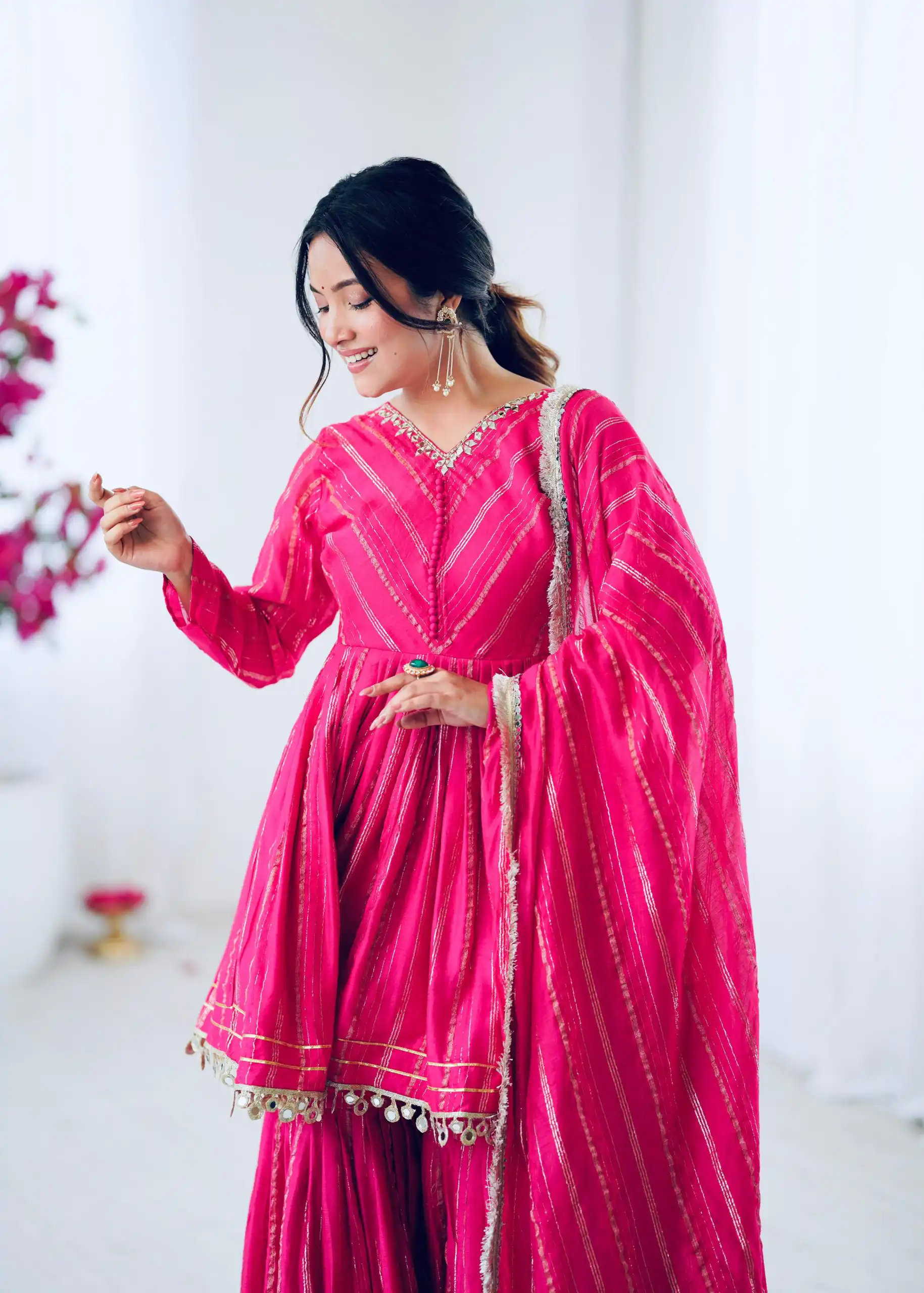 SRK 5300 Pink Mal Chanderi With Lace Work & Mirror Work Salwar Suit . Get it for ₹2099. Delivery 4-6 Working Days. Shop now. | Jump Suits, Tops & Bottoms, Track Suits, Salwar suit, Casual Suits, Creative suits, Designer Suits, Palazzo Suits, Party Wear Suits, Patiala Suits, Straight Suits, Trendy Wear