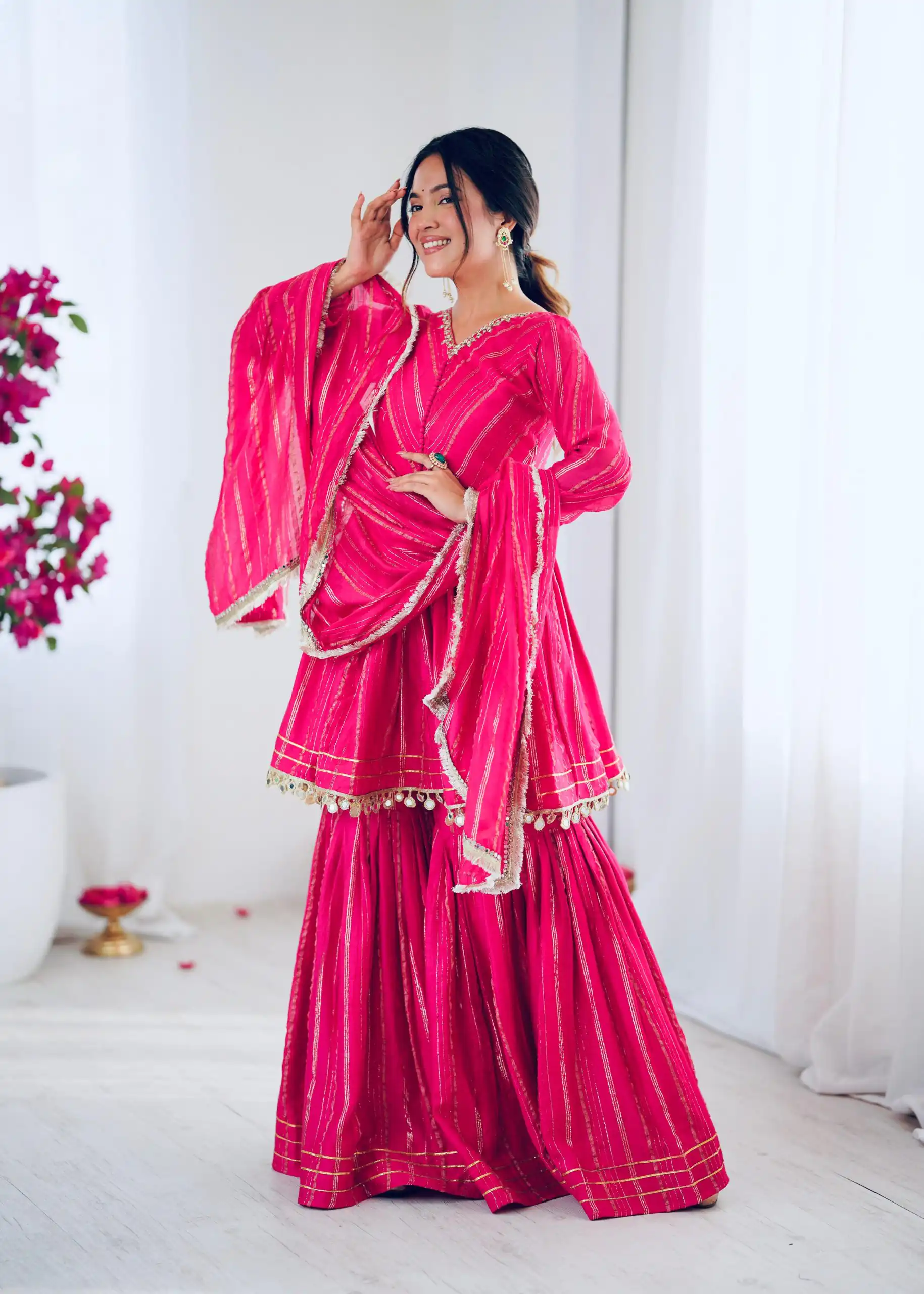SRK 5300 Pink Mal Chanderi With Lace Work & Mirror Work Salwar Suit . Get it for ₹2099. Delivery 4-6 Working Days. Shop now. | Jump Suits, Tops & Bottoms, Track Suits, Salwar suit, Casual Suits, Creative suits, Designer Suits, Palazzo Suits, Party Wear Suits, Patiala Suits, Straight Suits, Trendy Wear